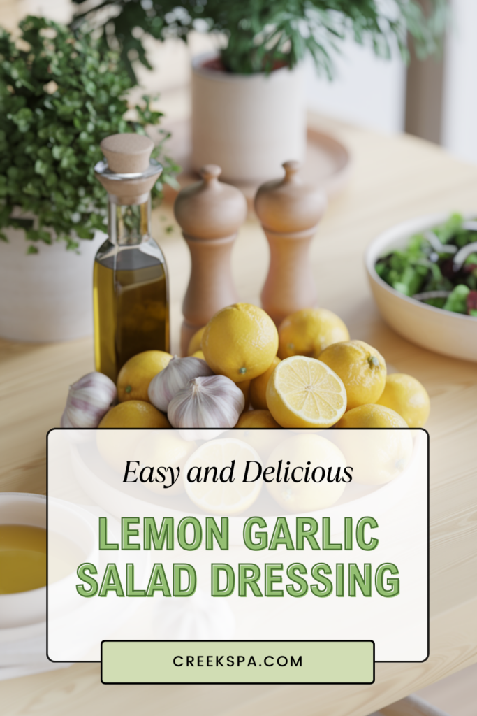 A delightfully fresh and tangy salad dressing to add a burst of flavor to your salad.