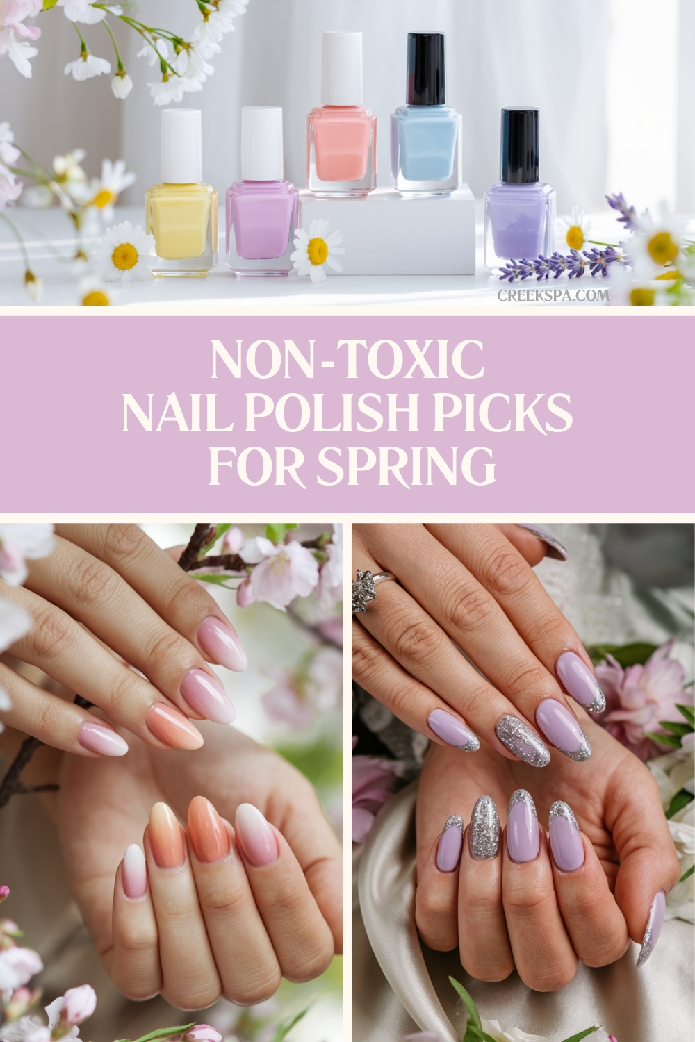 Non Toxic Nail Polish Picks for a bright and happy spring!