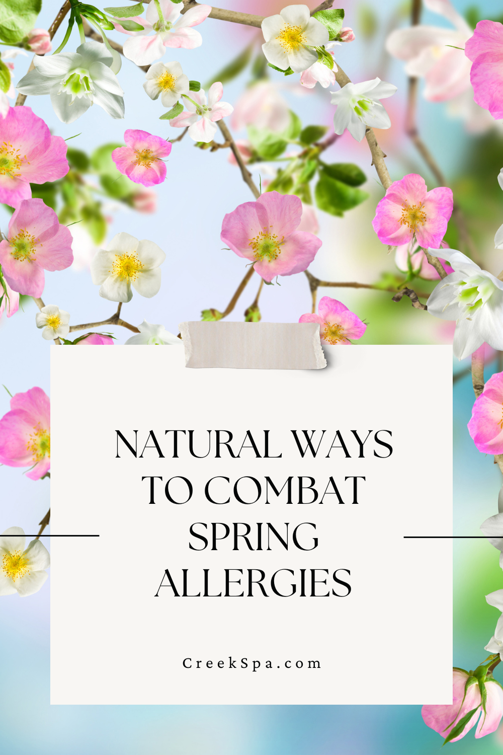 Natural Ways to Combat Spring Allergies